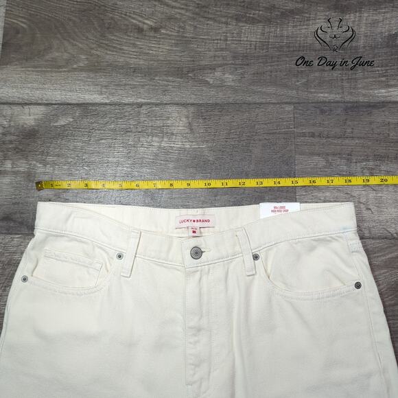 Lucky Brand 90s Loose High Rise Crop Jeans Size 14 - Picture 3 of 6